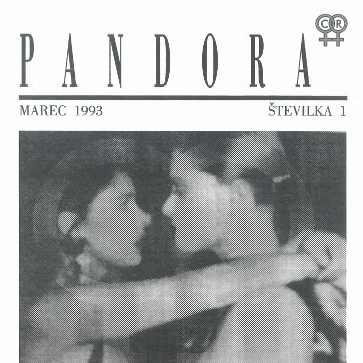 naslovnica pandora: dve ženski se objemata